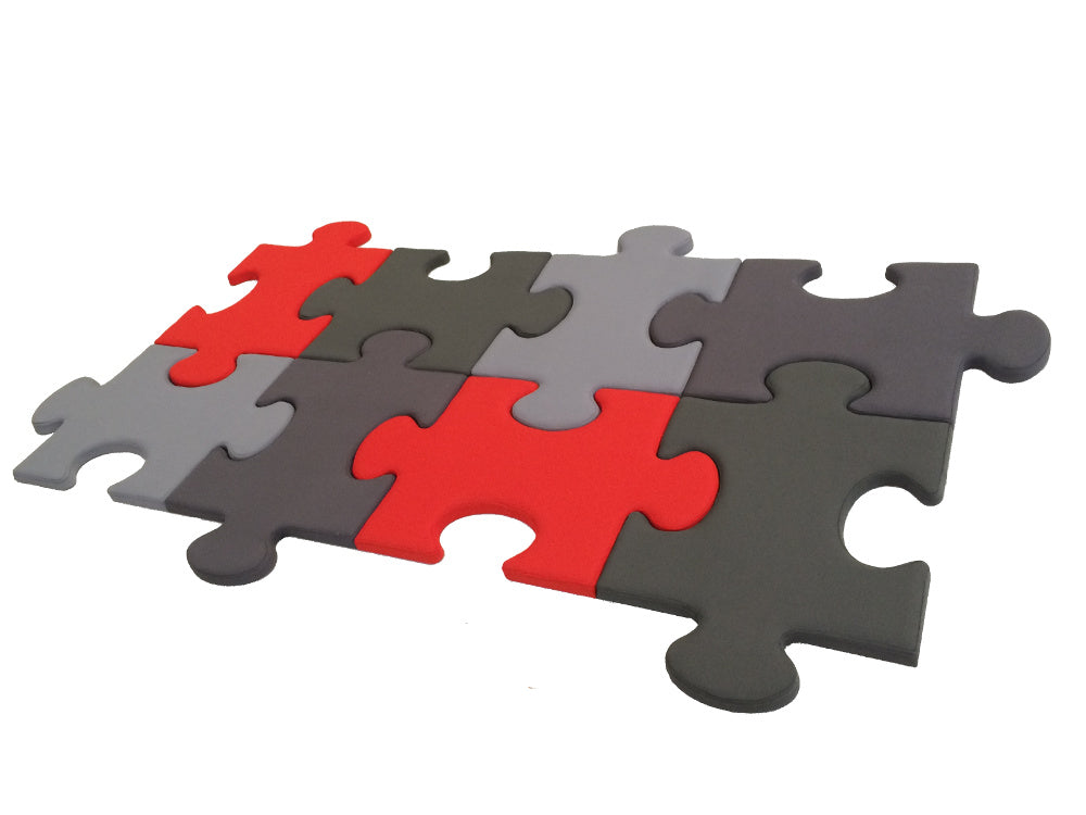 Custom shaped Jigsaw Acoustic Panels CNC cut