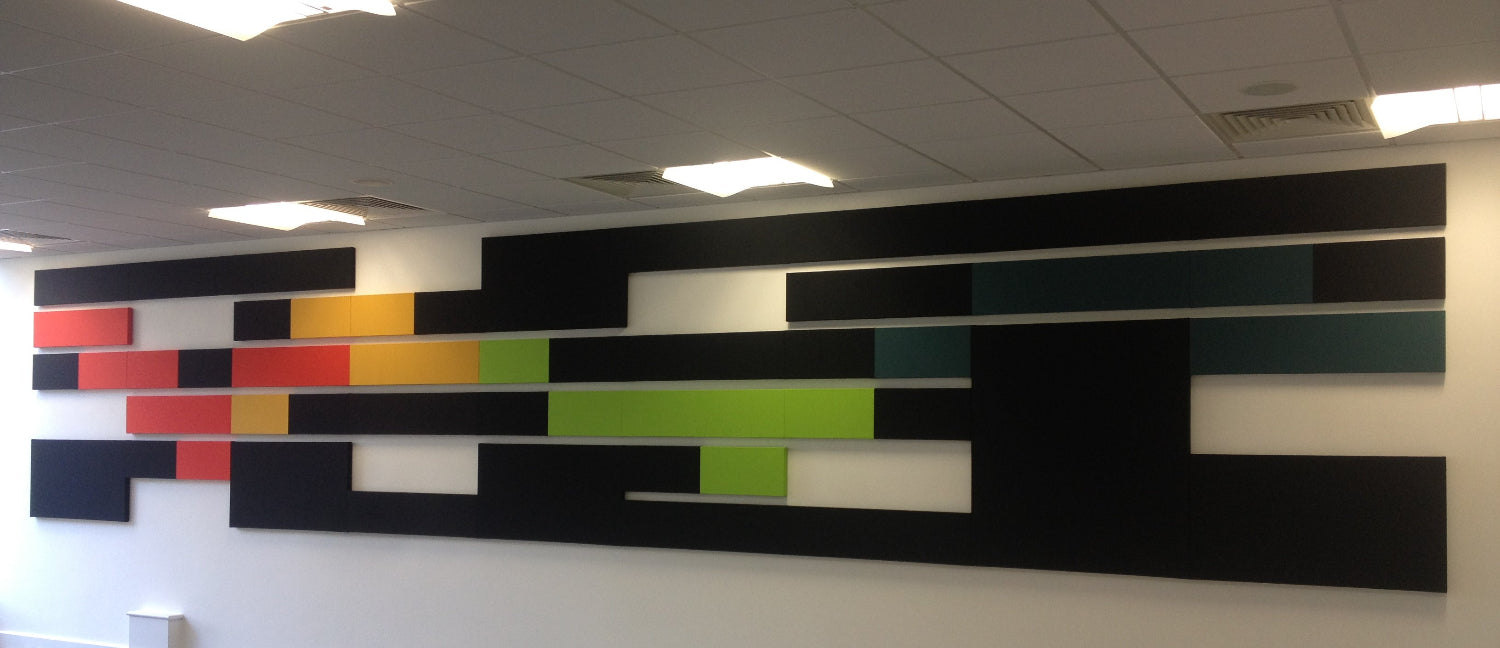 Custom sized Acoustic Panels installed Loughborough University