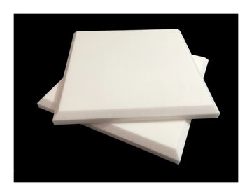 Mel-Acoustic Tegular 50mm White Melamine Acoustic Foam Panel 600x600