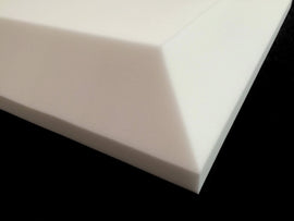 Mel-Acoustic Tegular 100mm White Melamine Acoustic Foam Panel 600x600