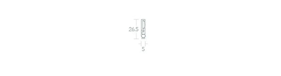 Norsound NOR755 Door Jamb and Head Acoustic Door Seal