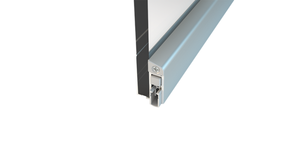 Norsound NOR840 Retro Fit Hinged Glass Door Bottom Auto Drop Seal