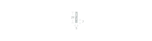 Norsound NOR855 Door Bottom Wipe Seal