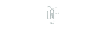 Norsound NOR874 Retro Fit Sliding Glass Door Bottom Auto Drop Seal - 0