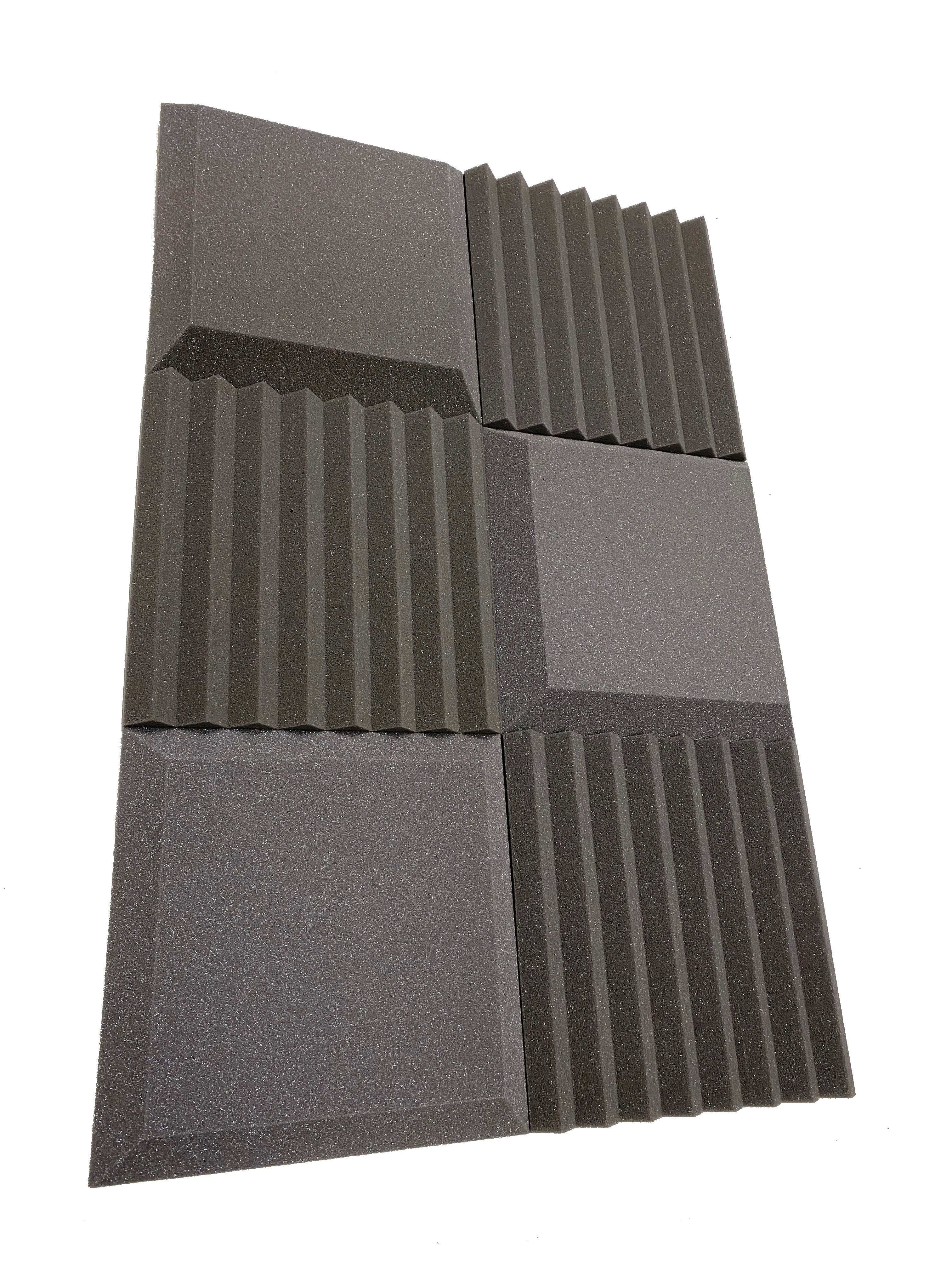 Buy mid-grey Euphonic Wedge Standard 12&quot; Acoustic Studio Foam Tile Pack