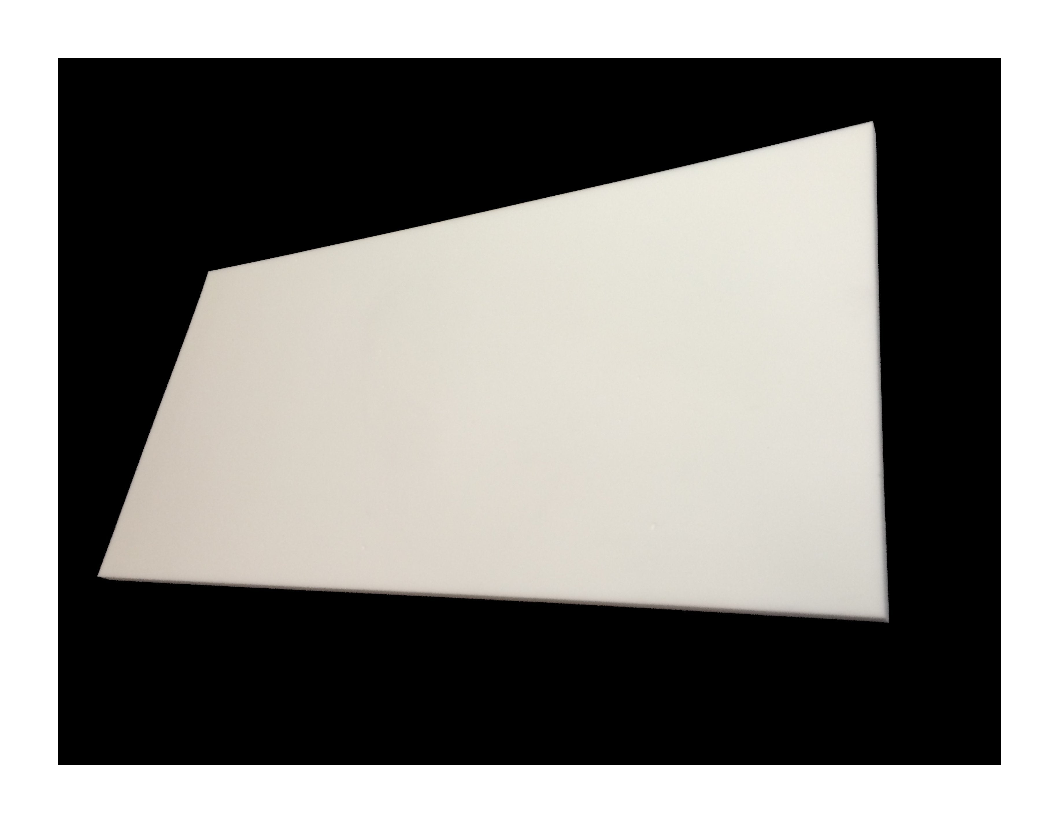 Mel-Acoustic Slab 25mm White Melamine Acoustic Foam Panel 600x1200 - Advanced Acoustics
