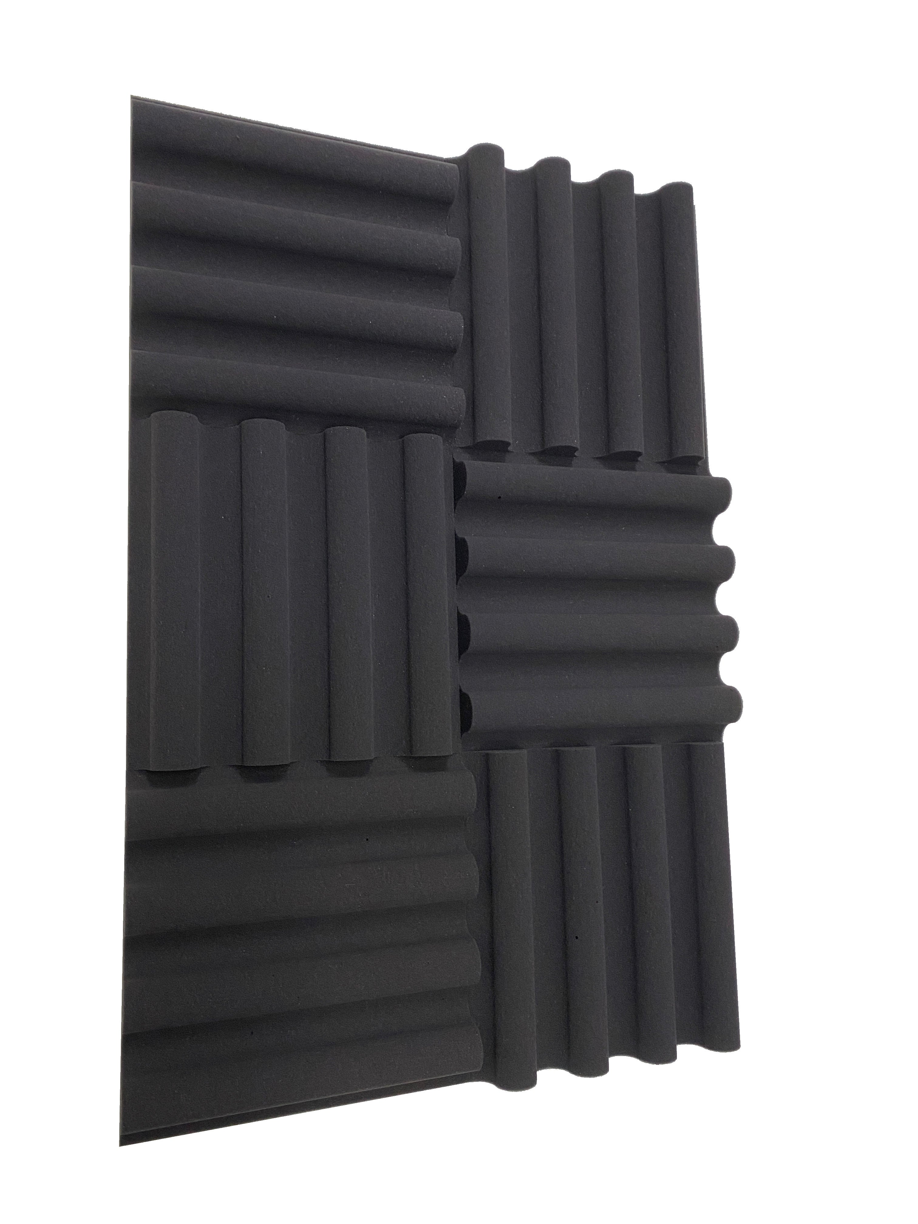 Buy dark-grey Mini Wave 12&quot; Acoustic Studio Foam Tile Pack