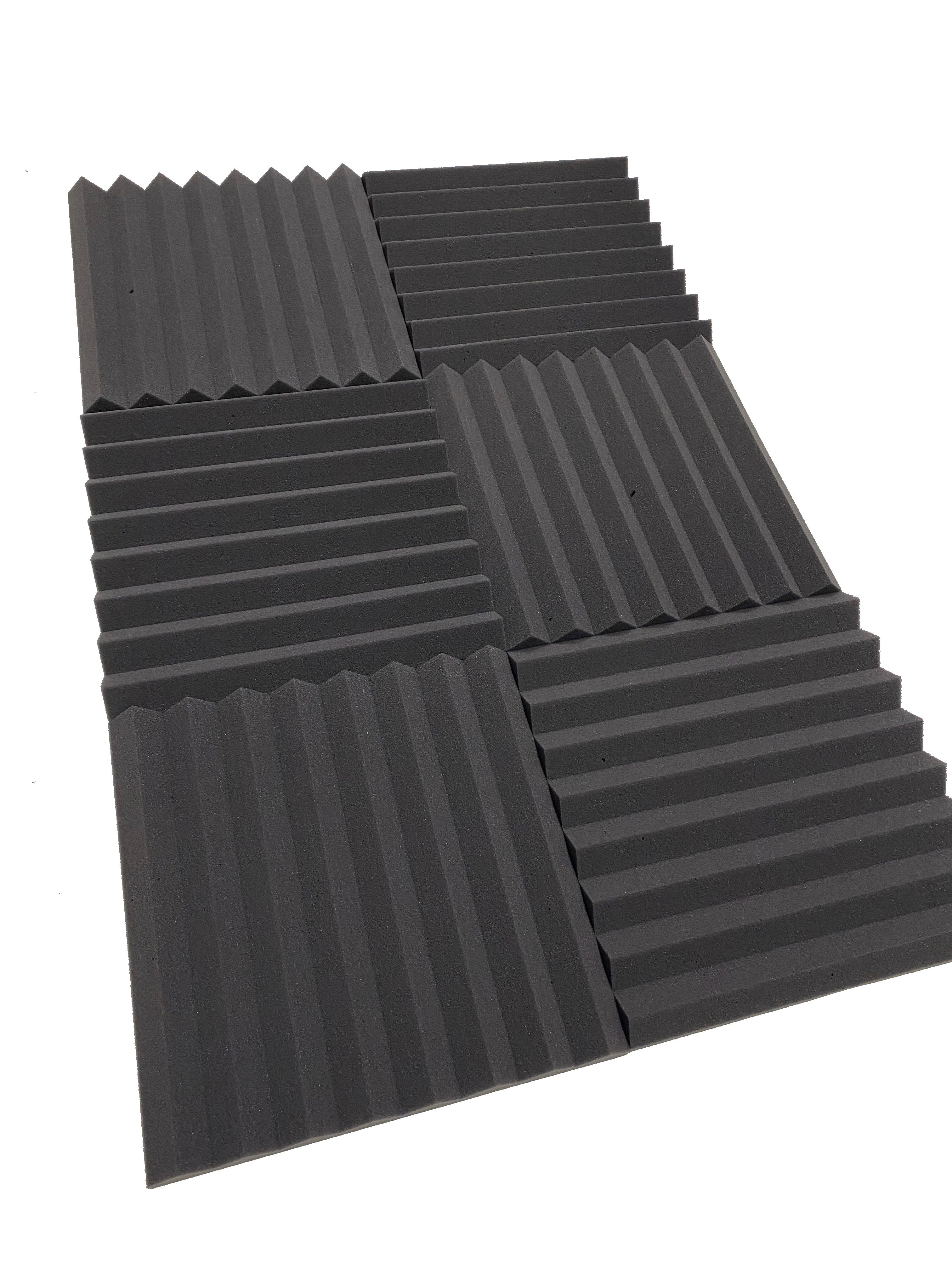 Buy dark-grey Wedge 12&quot; Acoustic Studio Foam Tile Pack
