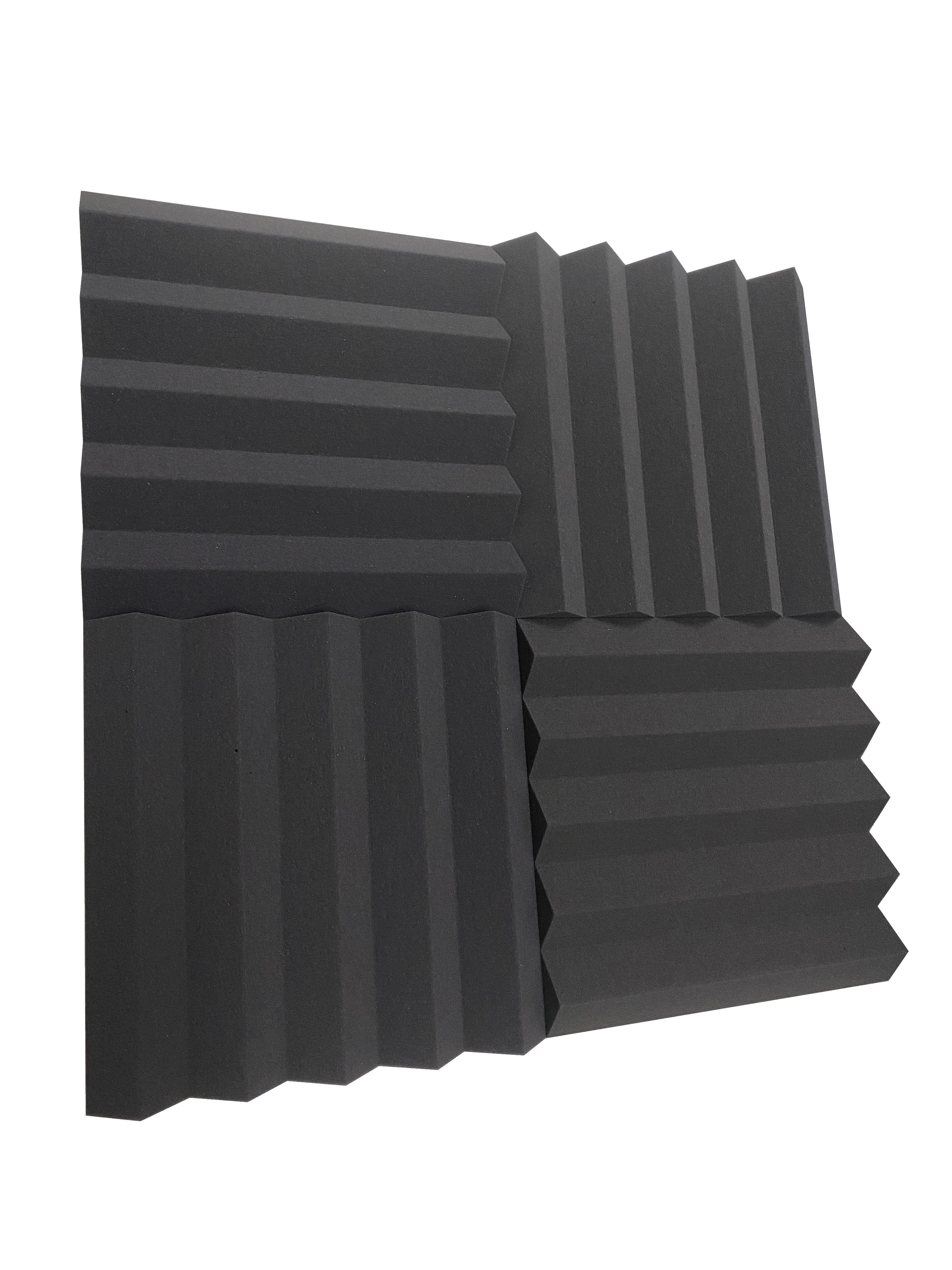 Buy dark-grey Wedge PRO 15&quot; Acoustic Studio Foam Tile Kit