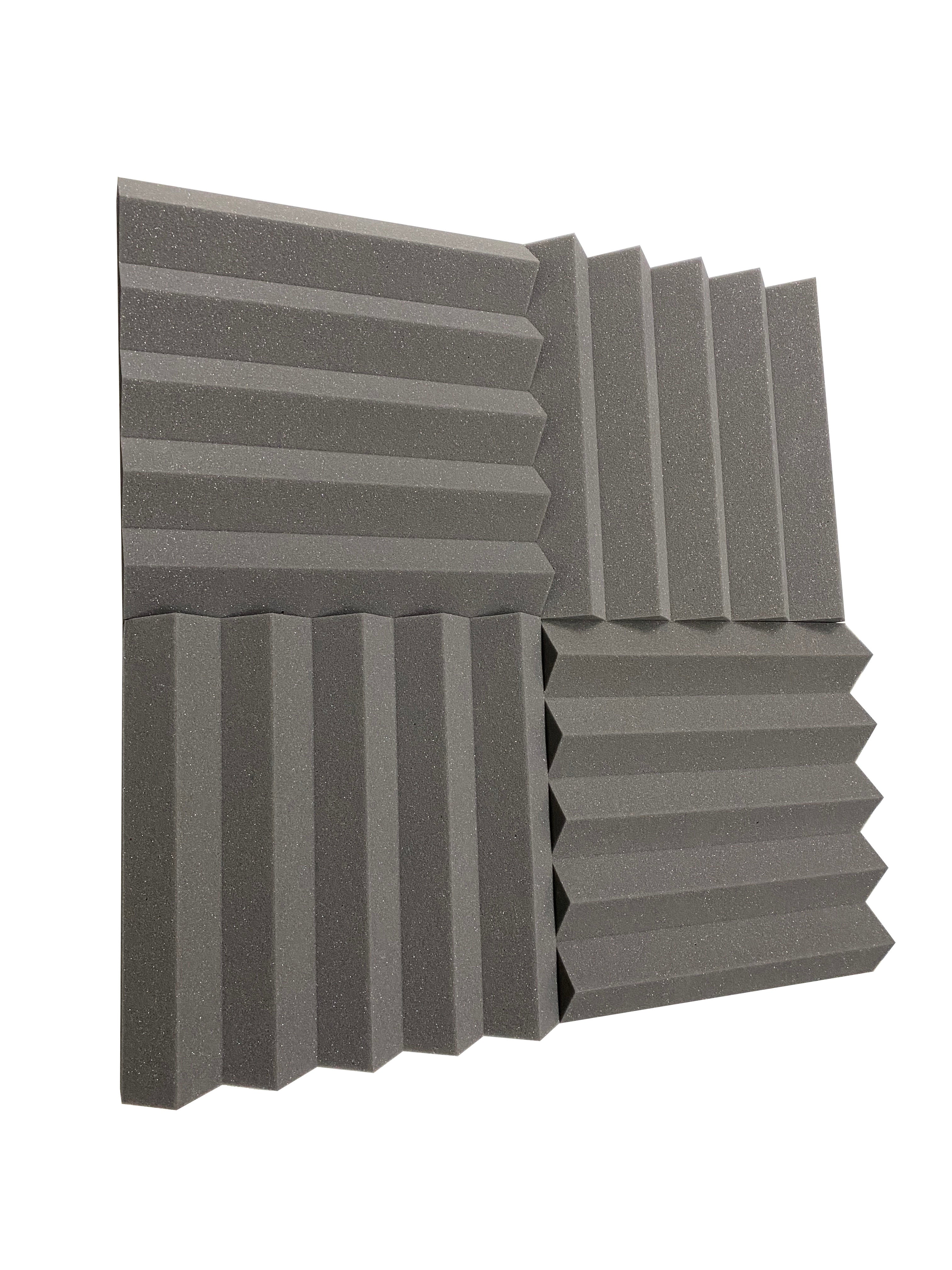 Buy mid-grey Wedge PRO 15&quot; Acoustic Studio Foam Tile Kit