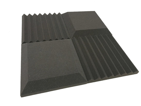 Euphonic Wedge Standard 12" Acoustic Studio Foam Tile Pack