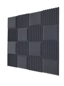 Euphonic Wedge Standard 12" Acoustic Studio Foam Tile Pack
