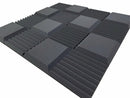 Euphonic Wedge Standard 12" Acoustic Studio Foam Tile Pack