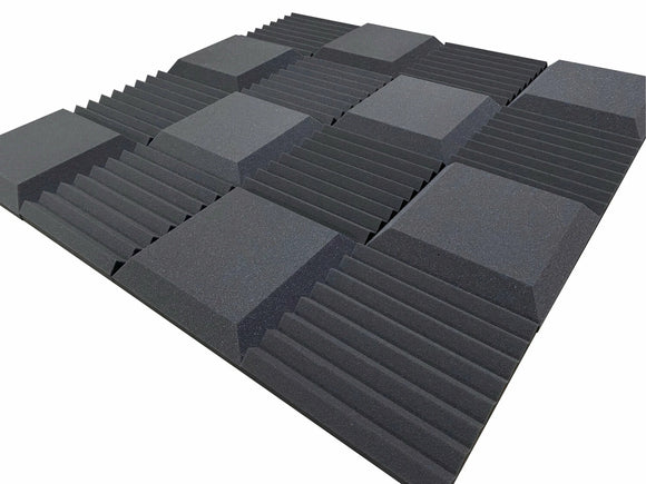 Euphonic Wedge Standard 12" Acoustic Studio Foam Tile Pack