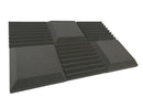 Euphonic Wedge Standard 12" Acoustic Studio Foam Tile Pack