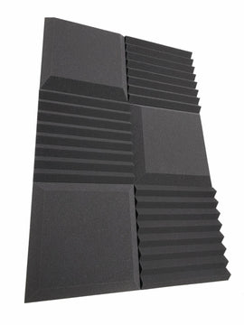 Euphonic Wedge Standard 12" Acoustic Studio Foam Tile Pack