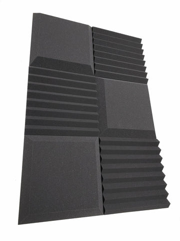 Euphonic Wedge Standard 12" Acoustic Studio Foam Tile Pack