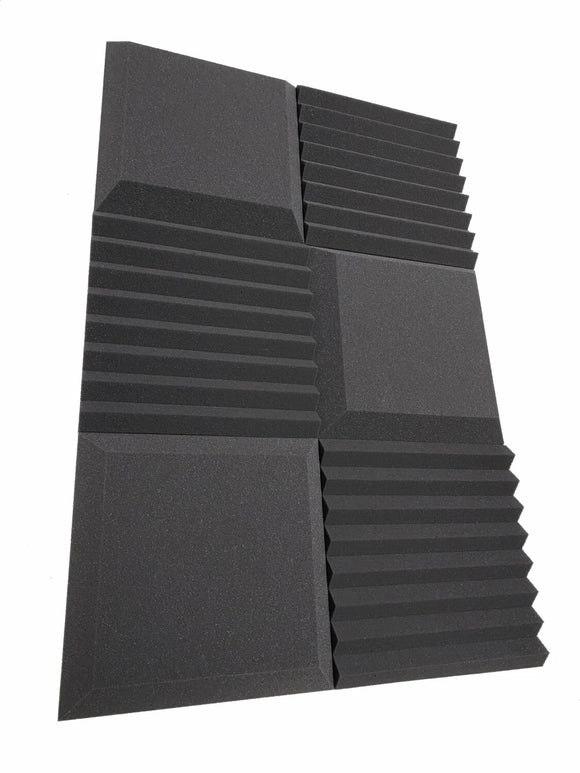 Euphonic Wedge Standard 12" Acoustic Studio Foam Tile Pack