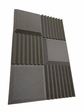Euphonic Wedge Standard 12" Acoustic Studio Foam Tile Pack