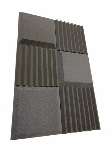 Euphonic Wedge Standard 12" Acoustic Studio Foam Tile Pack