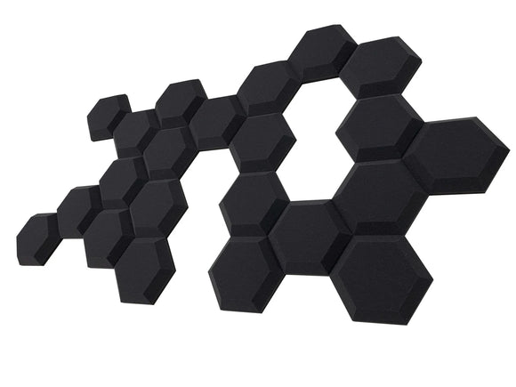 Baby HexaTile 12" Hexagon Acoustic Studio Foam Tile Pack
