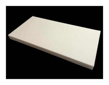 Mel-Acoustic Slab 75mm White Melamine Acoustic Foam Panel 600x1200