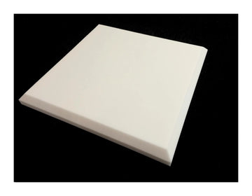 Mel-Acoustic Tegular 50mm White Melamine Acoustic Foam Panel 600x600