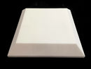 Mel-Acoustic Tegular 100mm White Melamine Acoustic Foam Panel 600x600
