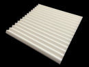 Mel-Acoustic Wedge 40mm White Melamine Acoustic Foam Panel 600x600