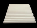 Mel-Acoustic Wedge 40mm White Melamine Acoustic Foam Panel 600x600