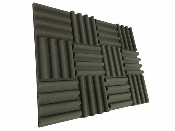 Mini Wave 12" Acoustic Studio Foam Tile Pack - Advanced Acoustics