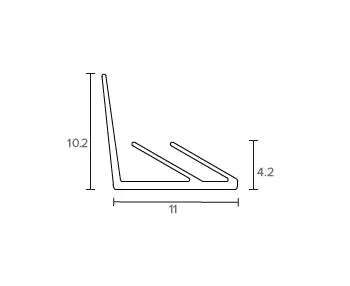 Norsound NOR710 Door Jamb and Head Acoustic Door Seal