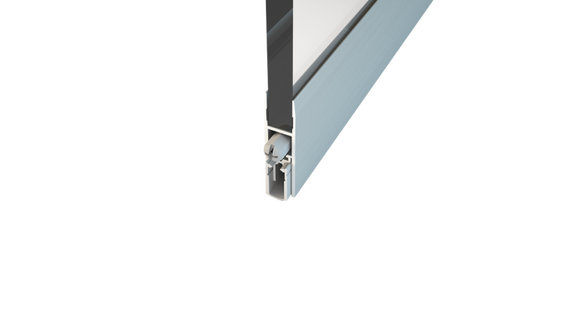 Norsound NOR830 Retro Fit Hinged Glass Door Bottom Auto Drop Seal