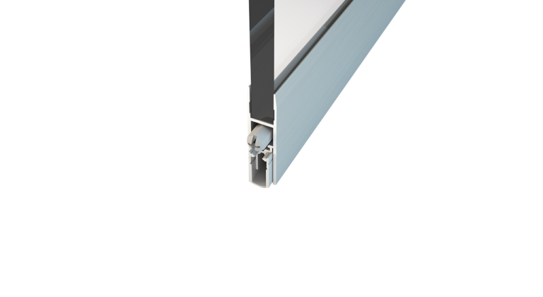 Norsound NOR830 Retro Fit Glass Door Bottom Auto Drop Seal