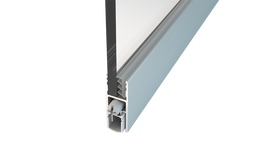 Norsound NOR831 Retro Fit Hinged Glass Door Bottom Auto Drop Seal