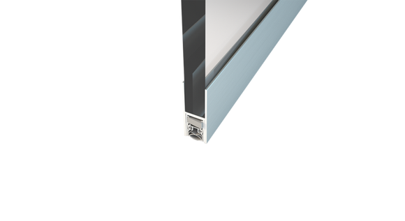 Norsound NOR833 Retro Fit Hinged Glass Door Bottom Auto Drop Seal