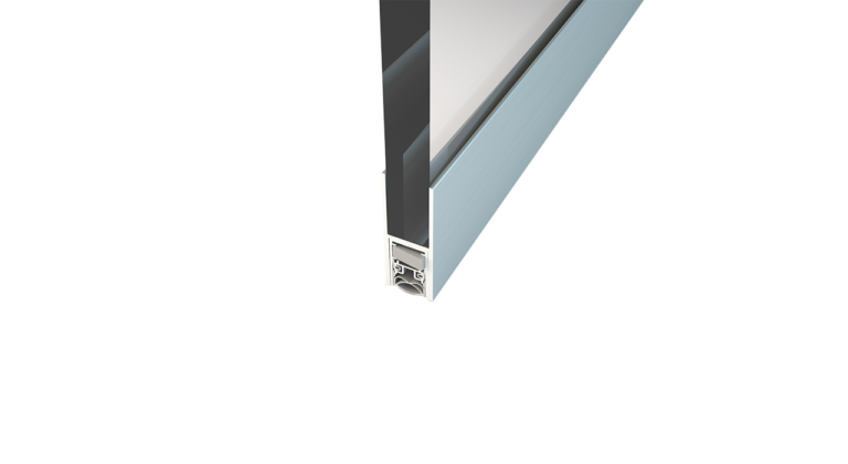Norsound NOR833 Retro Fit Glass Door Bottom Auto Drop Seal