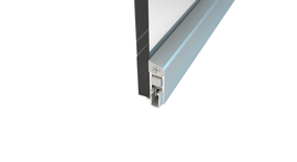 Norsound NOR840 Retro Fit Hinged Glass Door Bottom Auto Drop Seal - 0