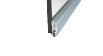 Norsound NOR840 Retro Fit Hinged Glass Door Bottom Auto Drop Seal - 0