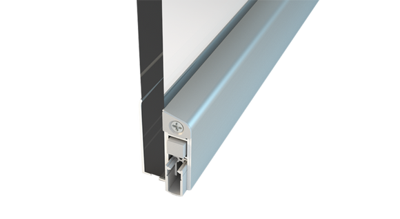 Norsound NOR840 Retro Fit Hinged Glass Door Bottom Auto Drop Seal