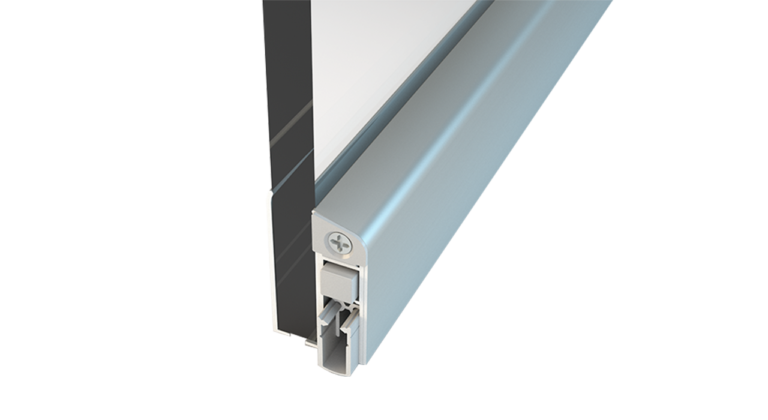 Norsound NOR840 Retro Fit Glass Door Bottom Auto Drop Seal