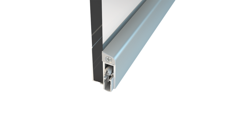 Norsound NOR842 Retro Fit Glass Door Bottom Auto Drop Seal