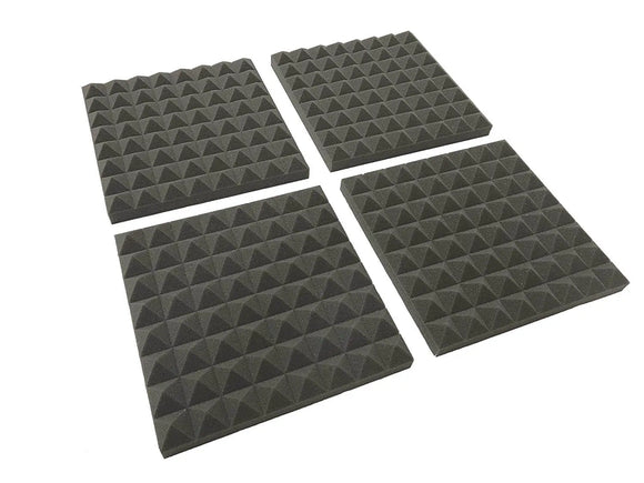 Pyramid 12" Acoustic Studio Foam Tile Pack - Advanced Acoustics