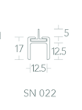 Norsound Typhoon Retro Fit Glass Door Edge Seal