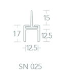 Norsound Typhoon Retro Fit Glass Door Edge Seal