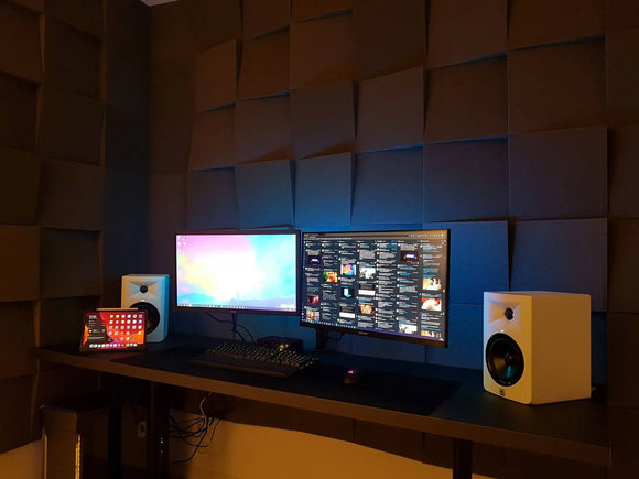 Slider 12" Acoustic Studio Foam Tile Pack - Advanced Acoustics