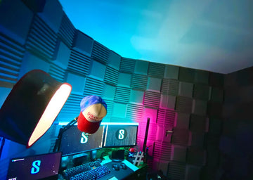 Euphonic Wedge Standard 12" Acoustic Studio Foam Tile Pack