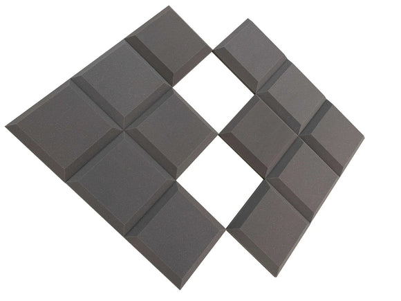 Tegular 12" Acoustic Studio Foam Tile Pack - Advanced Acoustics