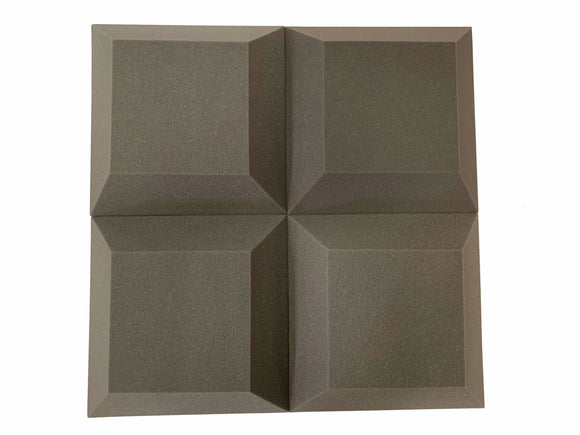 Tegular 4" Acoustic Studio Foam Tile Pack - Advanced Acoustics