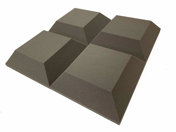 Tegular 4" Acoustic Studio Foam Tile Pack - Advanced Acoustics